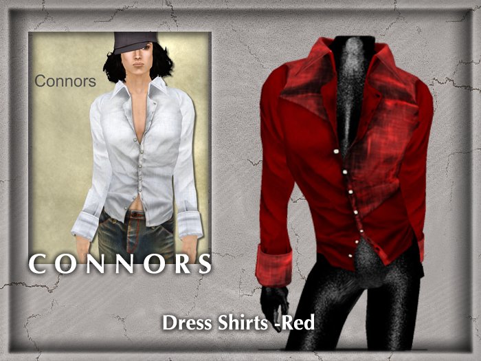 *Connors* Dress Shirts -RED