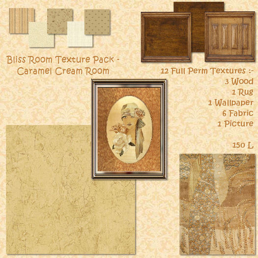 Bliss Room Textures - Caramel Cream - Box