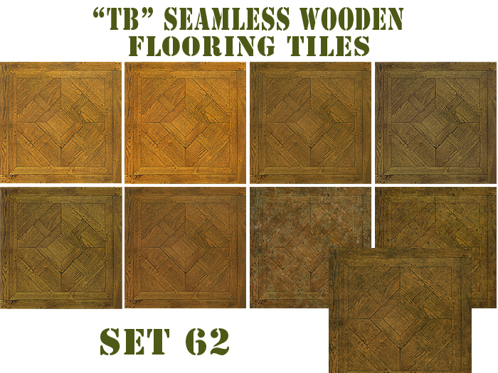 Twice baked 2*9 seamless Versaille parquet set 62