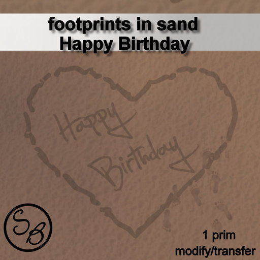 Footprints in the sand 