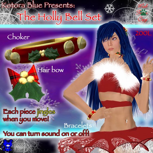 Kotora Holly Bell Set