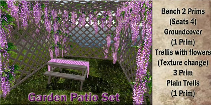 The Strawberry Box - Garden Patio Set