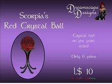 Scorpia's Crystal Ball - Red