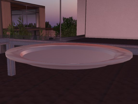 Retexurable Mesh Dinner Plate