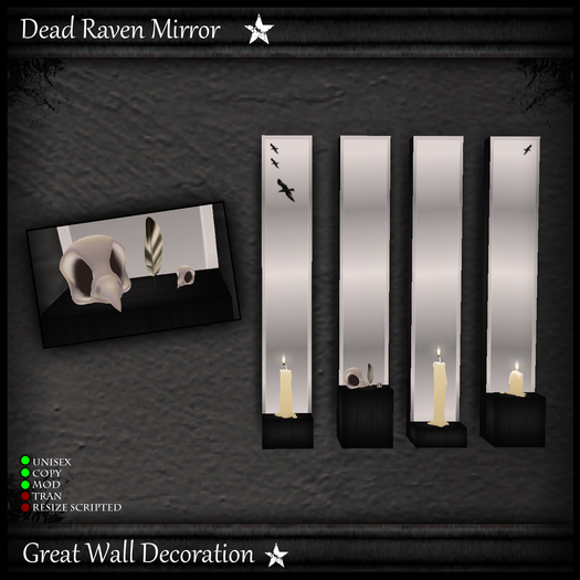 :Z.S: Dead Raven Mirror set