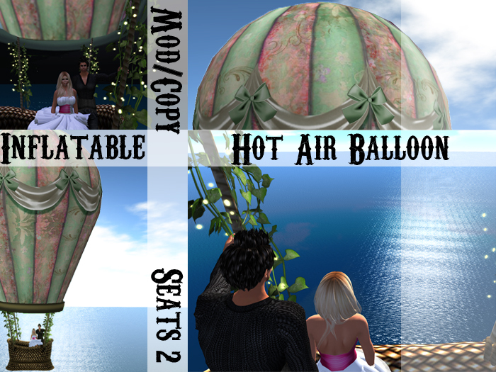 Inflatable Hot Air Balloon Green - MOD/COPY
