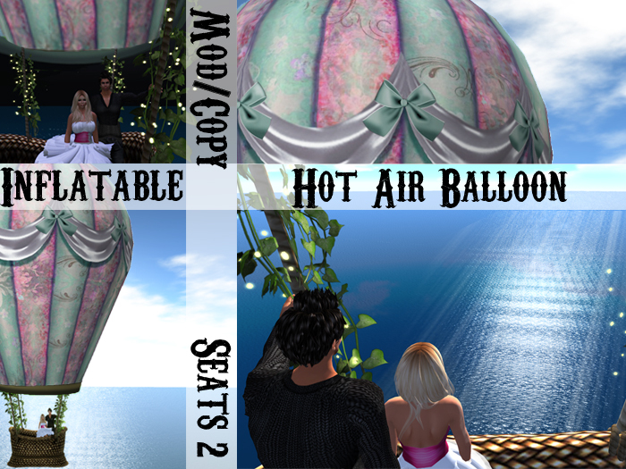 Inflatable Hot Air Balloon Teal - MOD/COPY