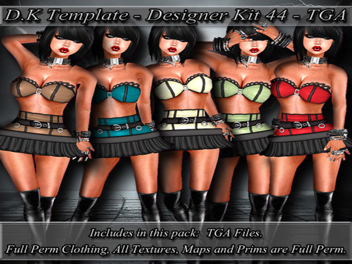 D.K Template - Designer Kit 44 - TGA