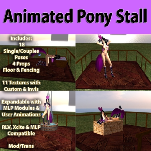 *SB* Animated Pony Stall
