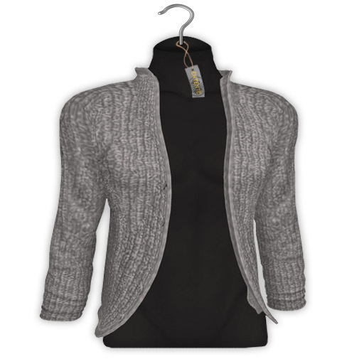 -Entente- Volant Cardigan - Grey