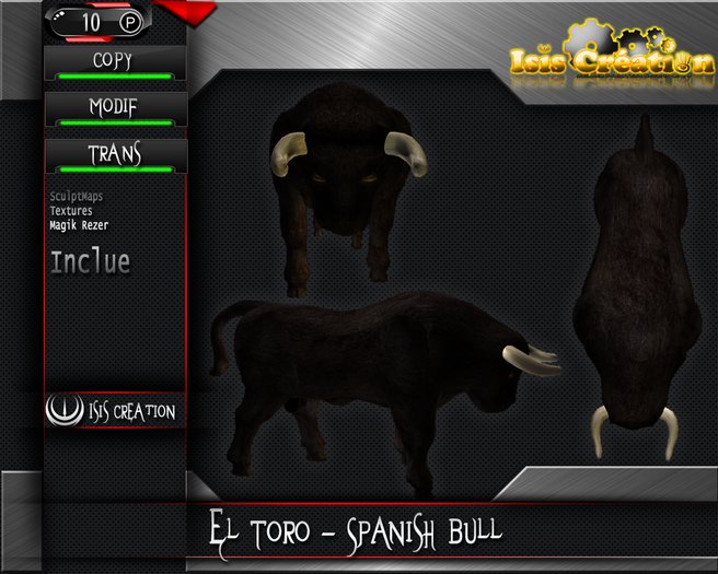 El Toro - Spanish Bull Full Perm