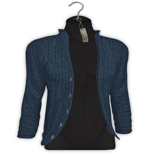 -Entente- Volant Cardigan - Navy 