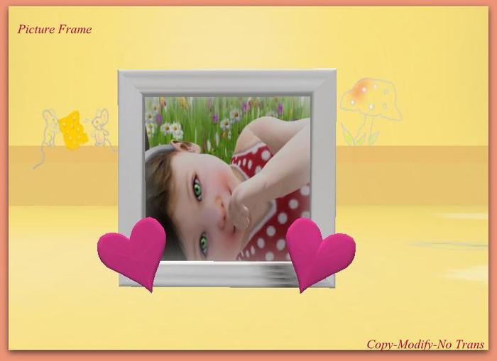 Picture Frame (White-Pink)