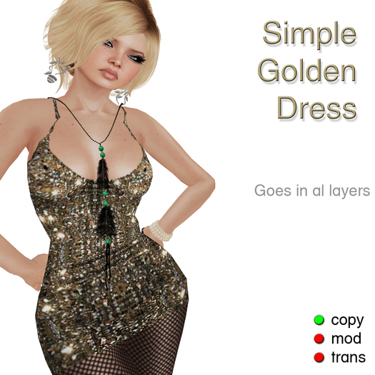 LS Glitter Dress