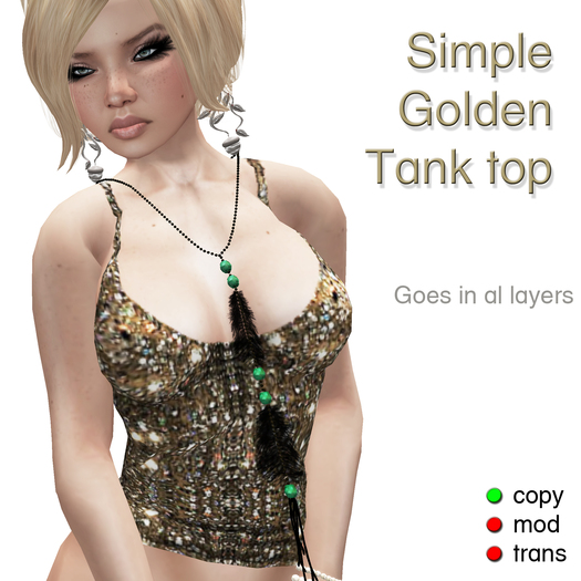LS Glitter tank top 