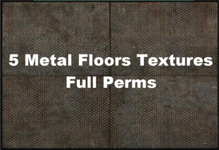 5 Metal Floor Textures Full Perms