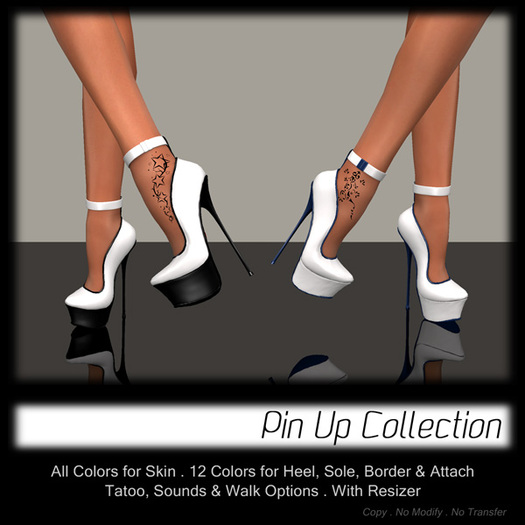 - MPP - Pin Up Stiletto - White
