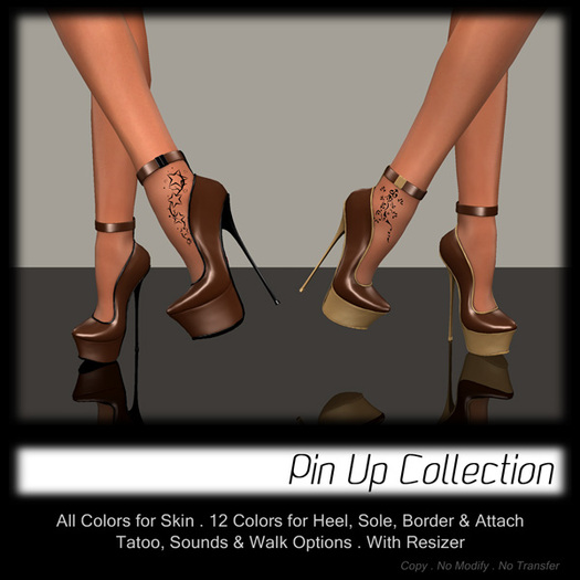 - MPP - Pin Up Stiletto - Brown