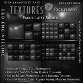[FLR201] 8 Dark Grey Latex and Black Latex Cushions Textures Gray Latex Textures Gray Vinyl Textures by E&D ENGINEERING