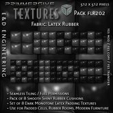 [FLR202] 8 Dark Gray Latex and Black Latex Cushions Textures Grey Latex Textures Grey Vinyl Textures by E&D ENGINEERING