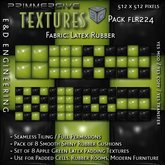 [FLR224] 8 Apple Green Latex and Black Latex Cushion Textures Green Latex Textures Vinyl Textures by E&D ENGINEERING
