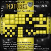 [FLR226] 8 Yellow Latex and Black Latex Cushion Textures Yellow Latex Textures Yellow Vinyl Textures by E&D ENGINEERING