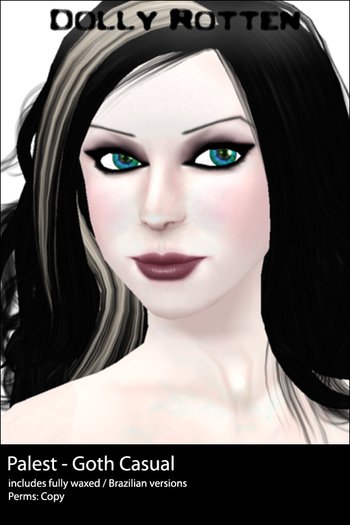 :: Dolly Rotten :: 2012 Skins :: Goth Casual :: Palest