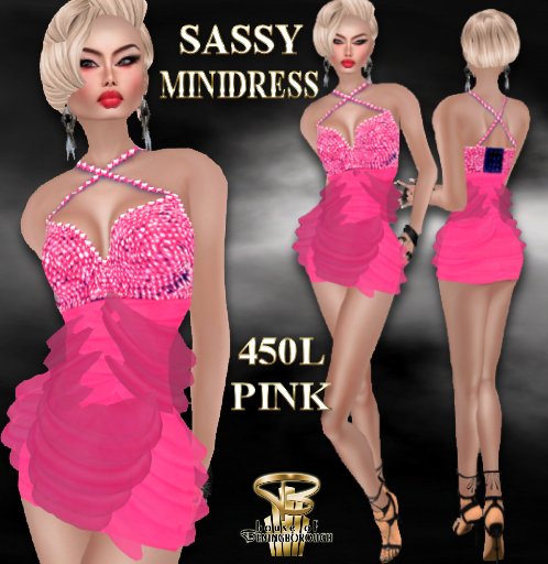 HOUSE OF BENINGBOROUGH - SASSY MINIDRESS -PINK