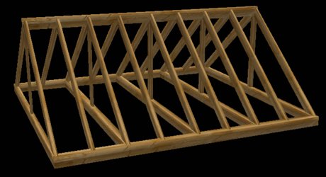 Second Life Marketplace - Roof Rafters Boxed