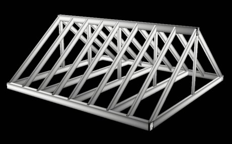 Second Life Marketplace - Roof Rafters Boxed