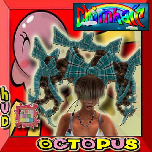 %.:ChimHair:.% Octopus Bunchies/Braids  Chestnut