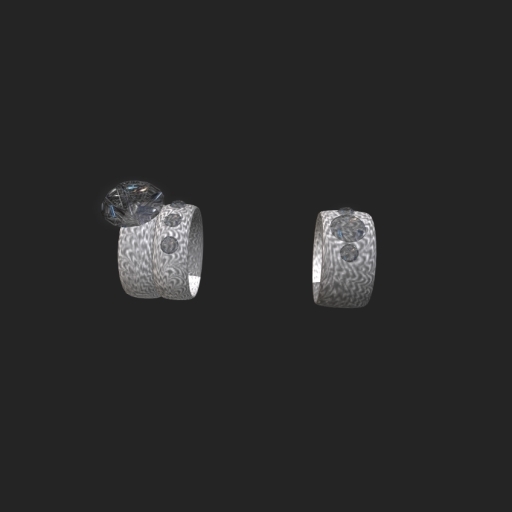 Diamond Wedding Ring Set