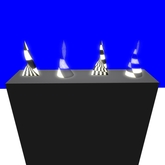 B&W Checkered Touch Light Set - 5 L$