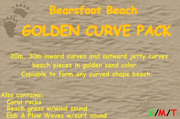 Bearsfoot Beach Golden Curve PACK