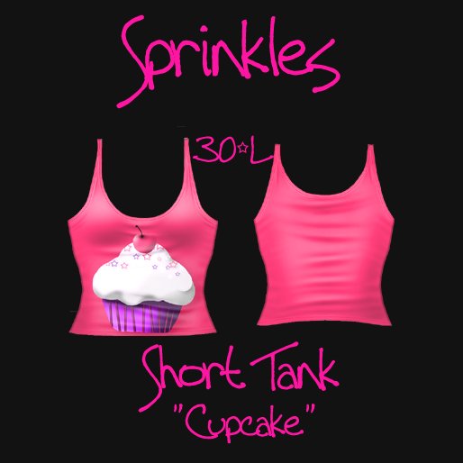 Sprinkles - Cupcake Short Tank