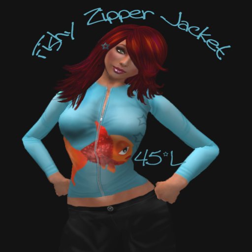 Fishy Zipper Jacket