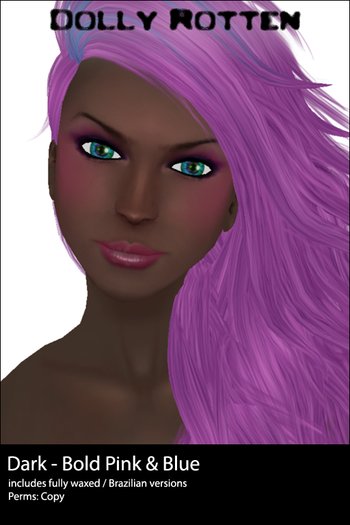 :: Dolly Rotten :: 2012 Skins :: Bold Pink & Blue :: Dark