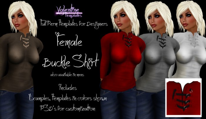 *VT* - Ladies Buckle Shirt