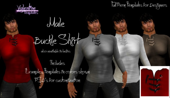 *VT* - Mens Buckle Shirt