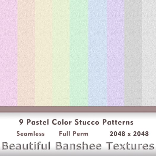 Stucco Pastel Colors