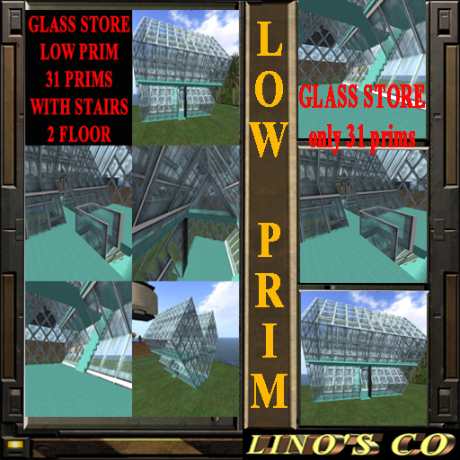 glass store 31 prims box
