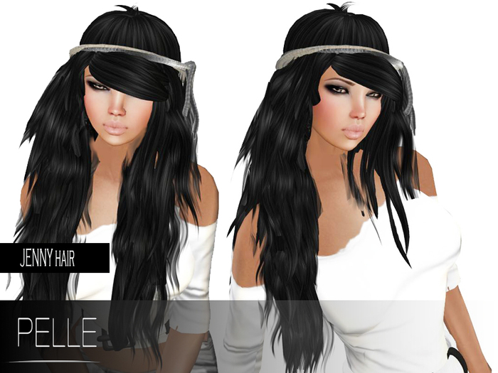 Pelle - Jenny flexy hair brlack with base