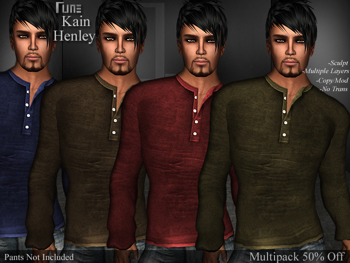 *DE Designs*-Rune-Henley-Multipack