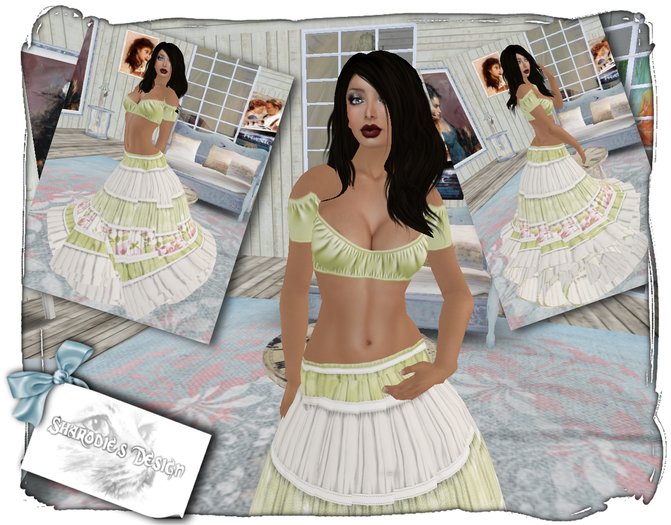 ~*~Shar's Gowns~*~Gypsy spring flower