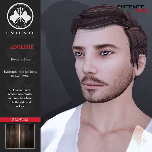 -Entente- Adolphe Hair - Brown