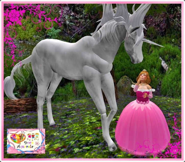 {**}DOCE AQUARELA{**} Vestido Princesas * Bela Adormecida */ Sleeping Beauty Princess Dress 