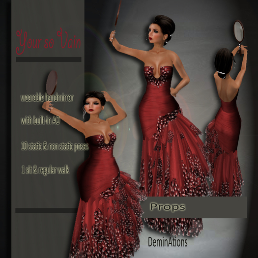 -DeminAtions- Wearable Prop <Your so Vain> 