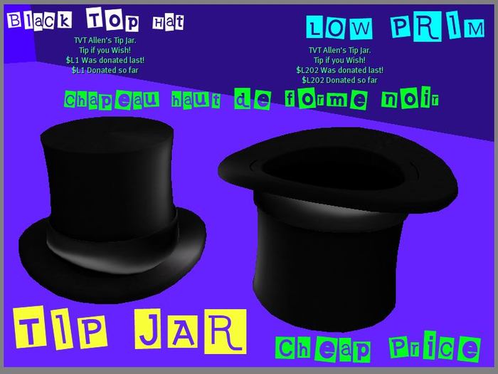 Top Hat Black TIPJAR