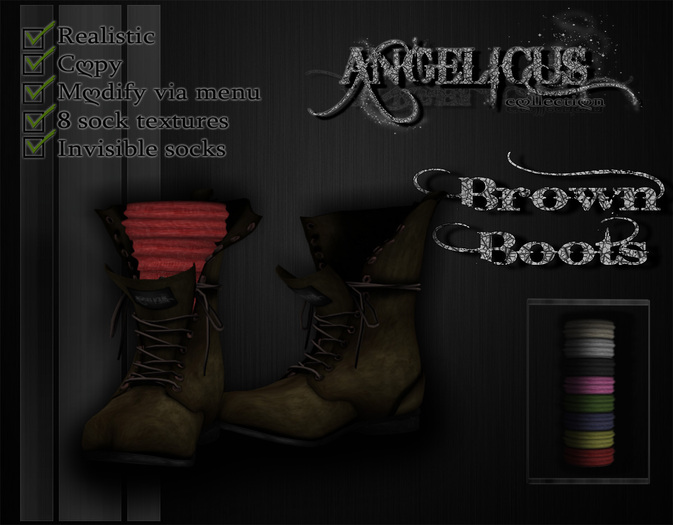 ::Angelicus Collection:: Boots Brown