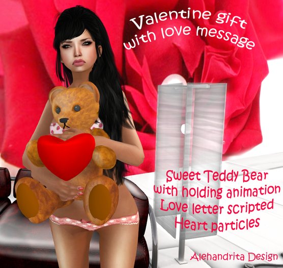 Valentine gift with love message